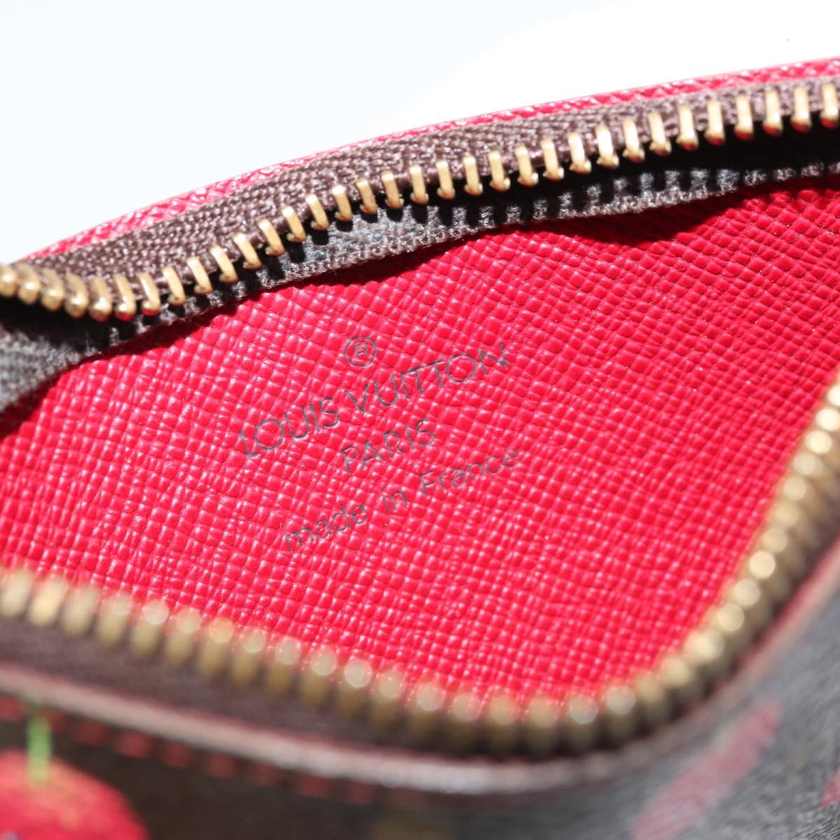 LOUIS VUITTON Monogram Cherry Pochette Cles Coin Purse M95042 LV Auth 173273V