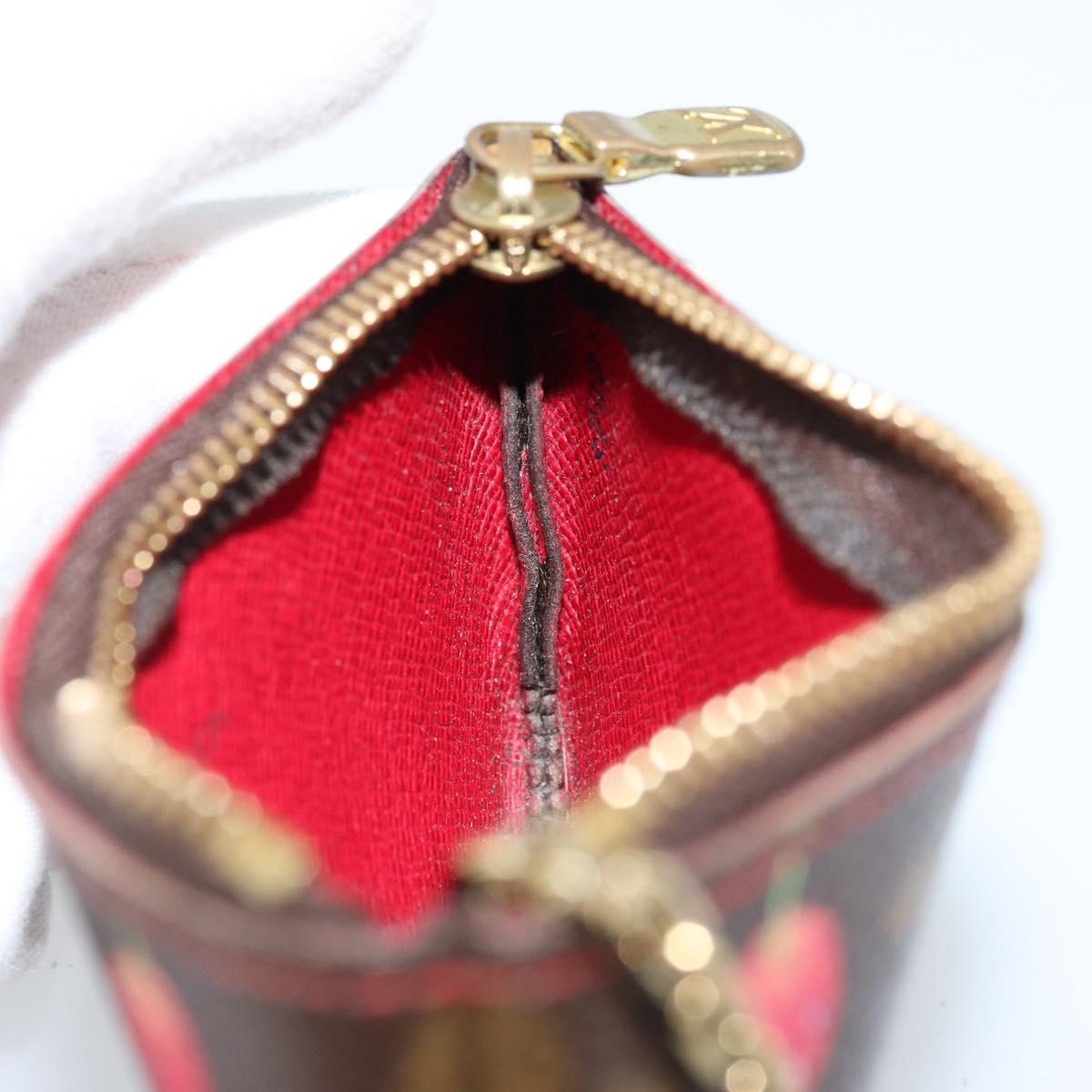 LOUIS VUITTON Monogram Cherry Pochette Cles Coin Purse M95042 LV Auth 173273V