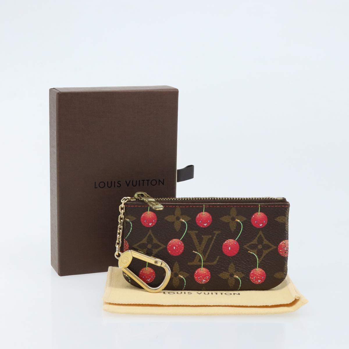 LOUIS VUITTON Monogram Cherry Pochette Cles Coin Purse M95042 LV Auth 173273V