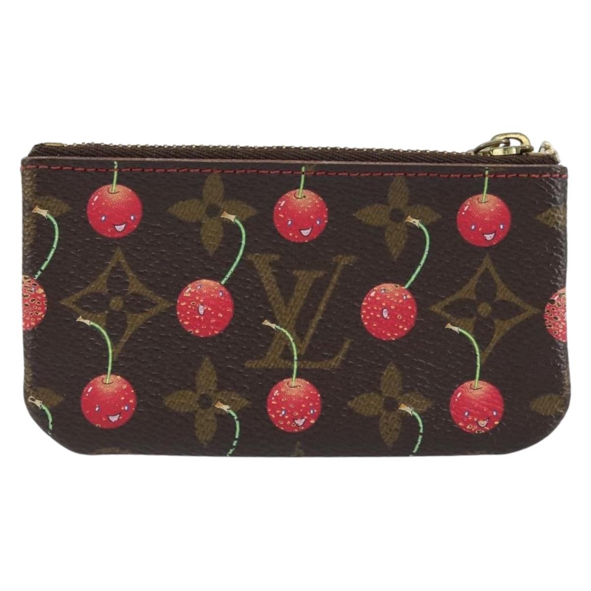 LOUIS VUITTON Monogram Cherry Pochette Cles Coin Purse M95042 LV Auth 173273V