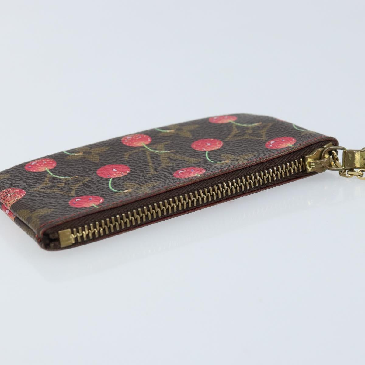 LOUIS VUITTON Monogram Cherry Pochette Cles Coin Purse M95042 LV Auth 173273V