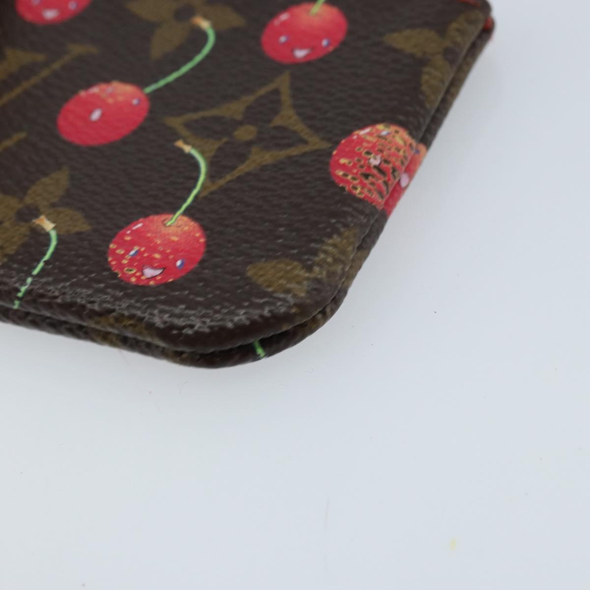 LOUIS VUITTON Monogram Cherry Pochette Cles Coin Purse M95042 LV Auth 173273V