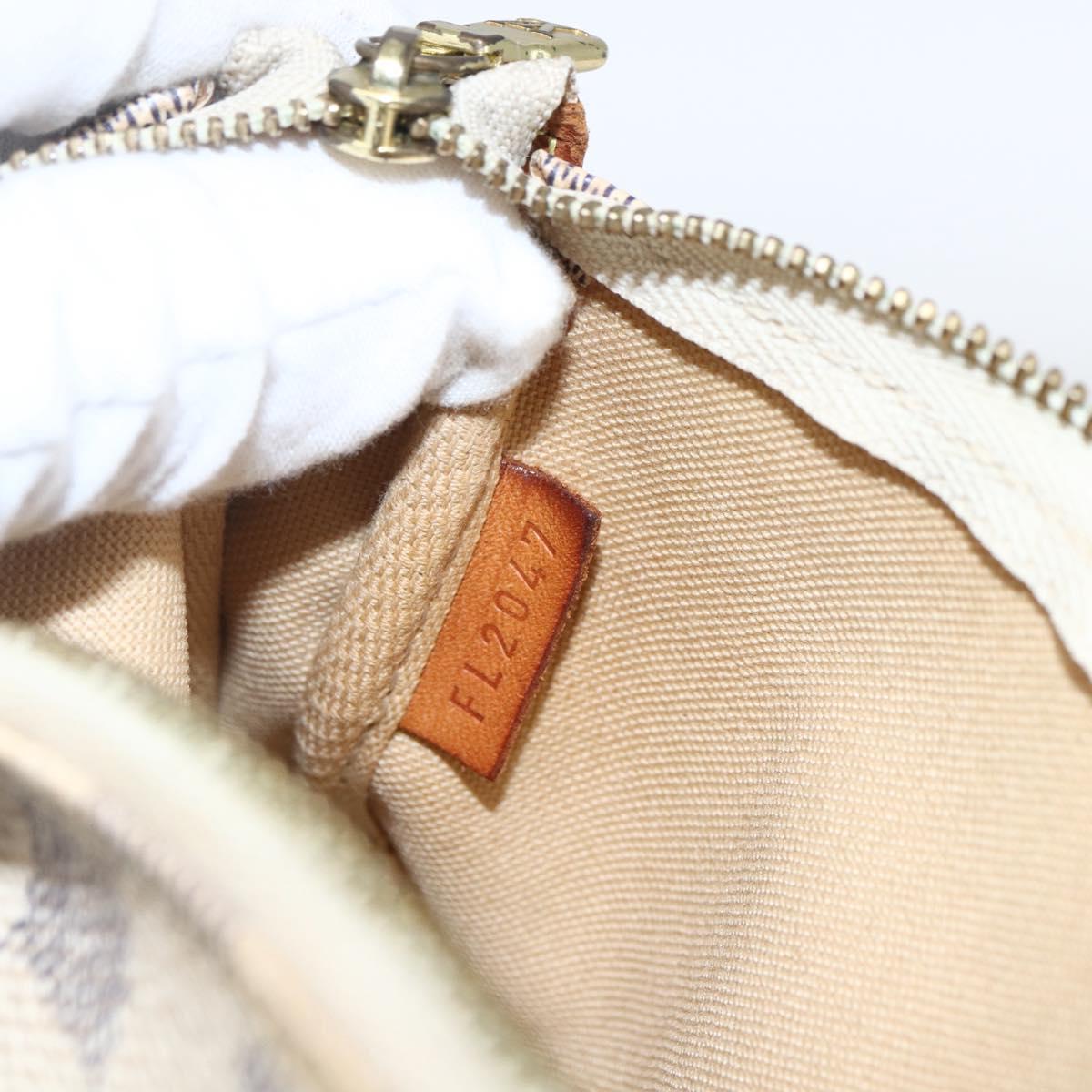 LOUIS VUITTON Damier Azur Mini Pochette Accessoires Pouch N63005 LV Auth 173274A