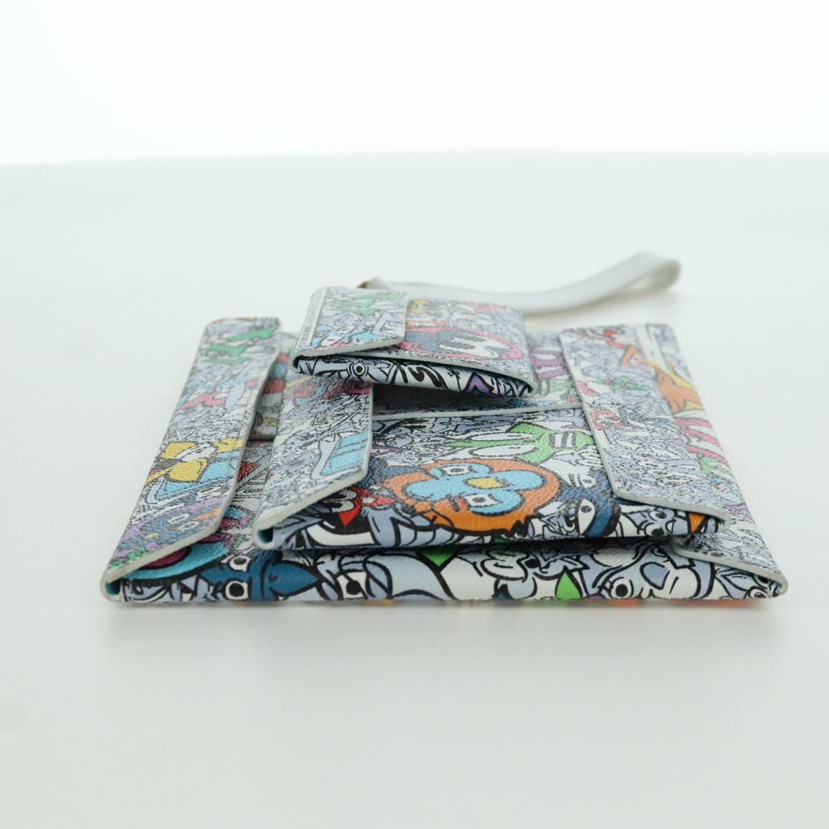 LOUIS VUITTON Monogram Comics Trio Envelope Pouch M82014 LV Auth 173300SM