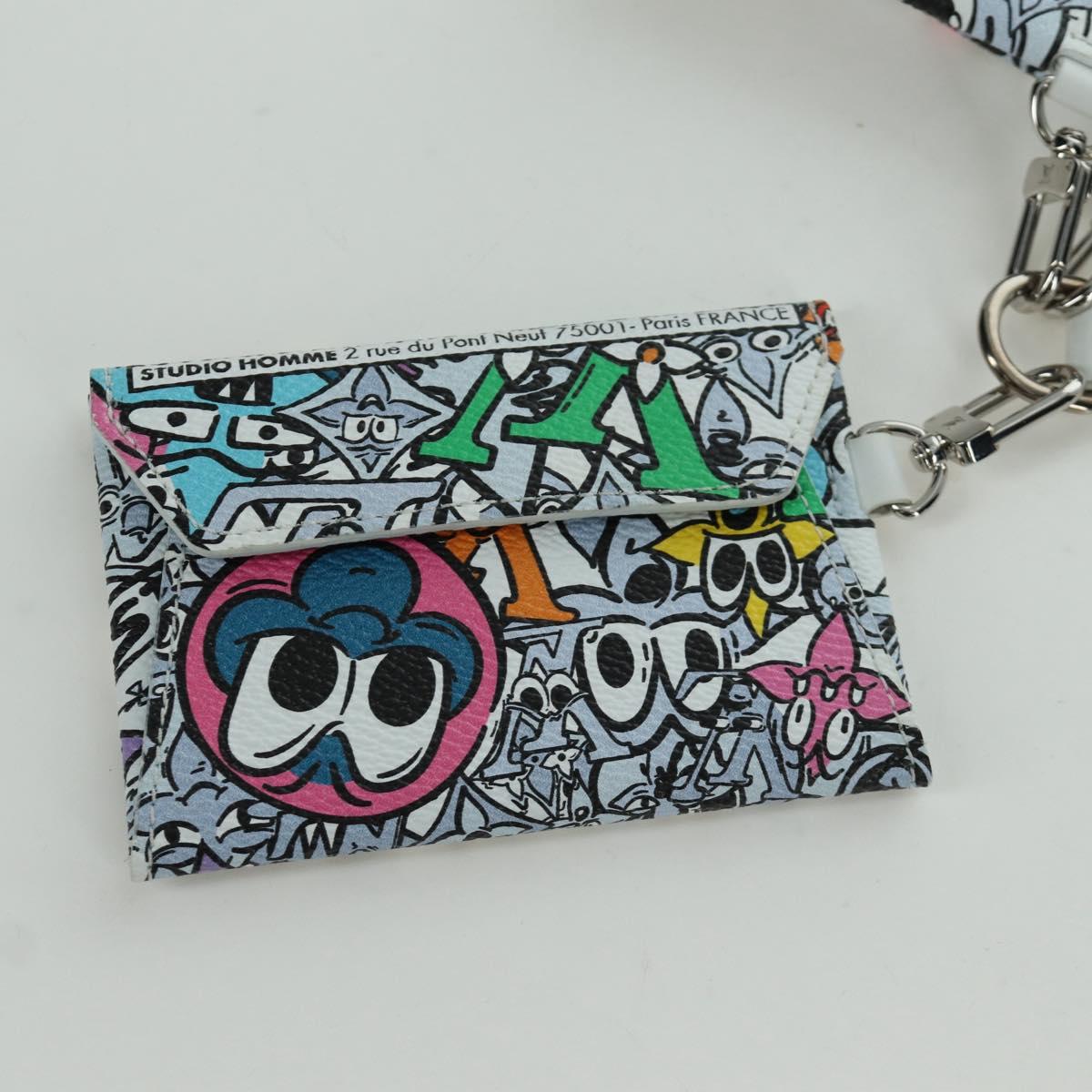 LOUIS VUITTON Monogram Comics Trio Envelope Pouch M82014 LV Auth 173300SM