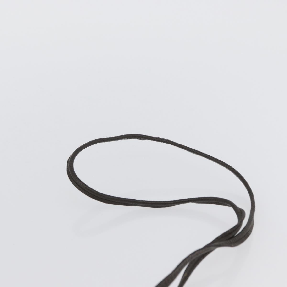 FENDI Zucca Canvas Shoulder Bag Brown Black Auth 173301A