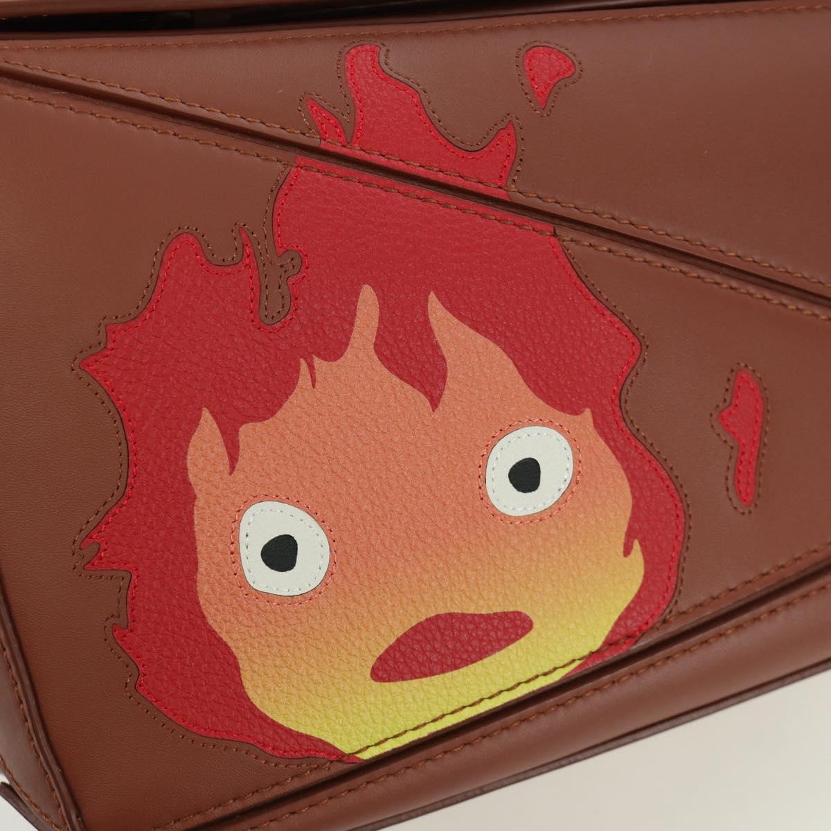 LOEWE Small Puzzle Studio Ghibli Howl's Moving Castle Calcifer Auth 173304SM