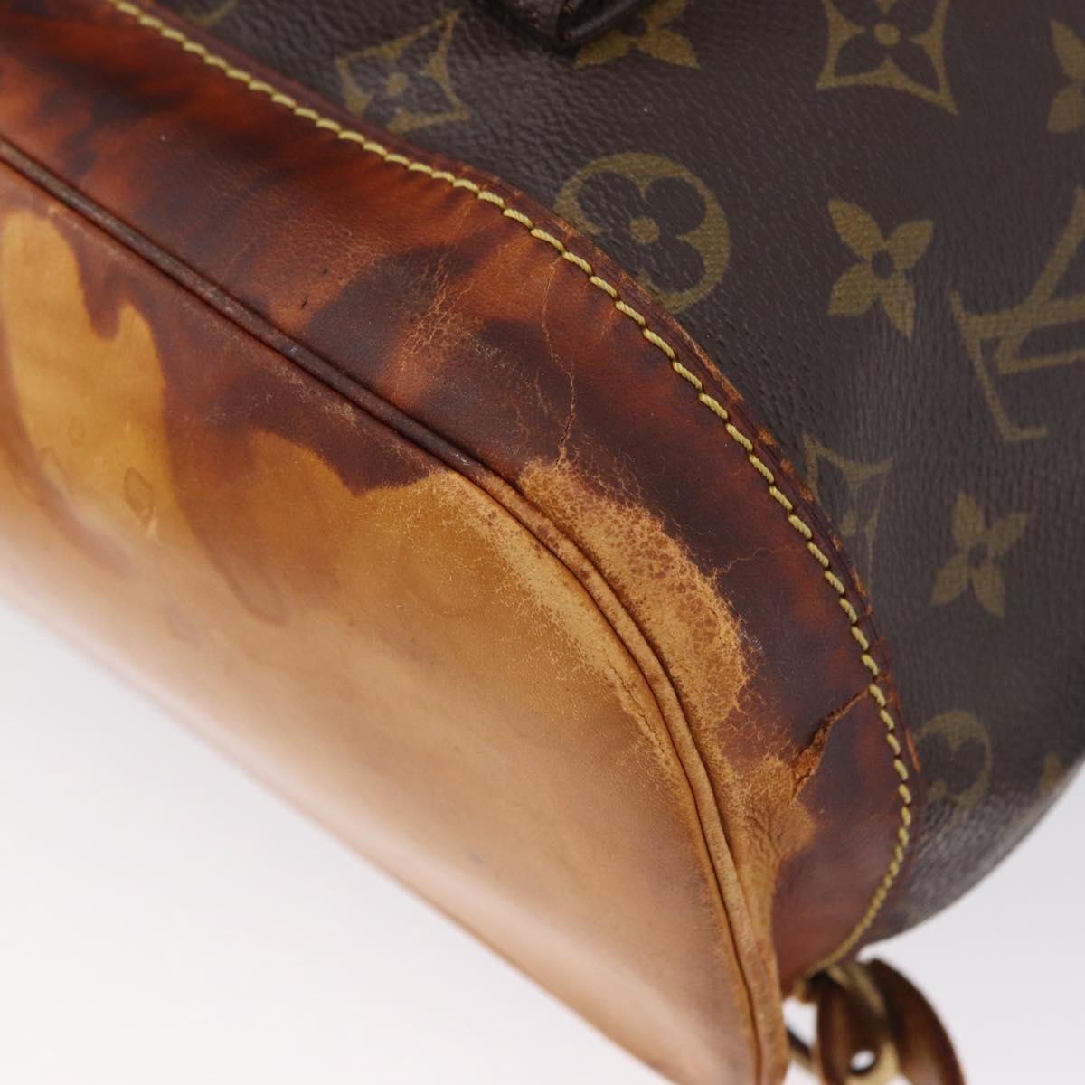 LOUIS VUITTON Monogram Montsouris GM Backpack M51135 LV Auth 173306