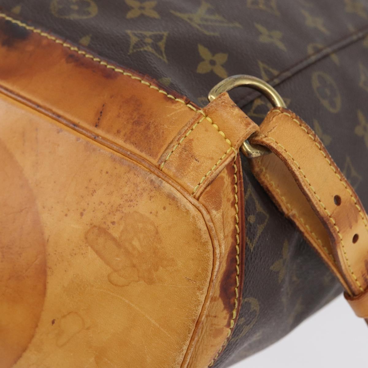 LOUIS VUITTON Monogram Montsouris GM Backpack M51135 LV Auth 173306