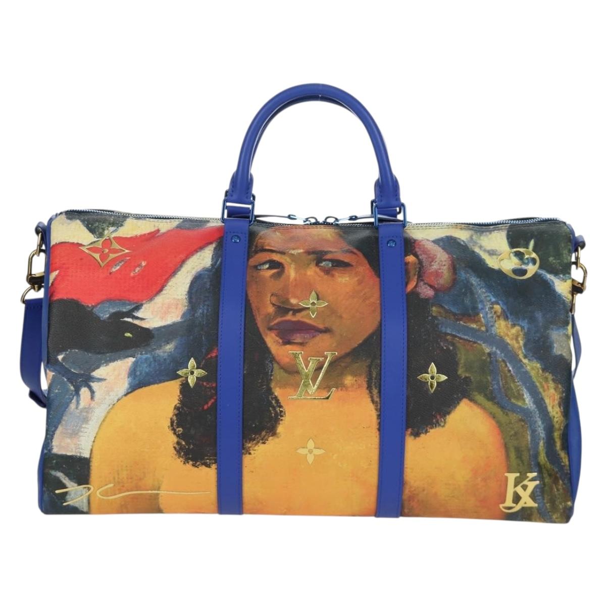 LOUIS VUITTON Masters Collection GAUGUIN Keepall Bandouliere 50 LV Auth 173307SM