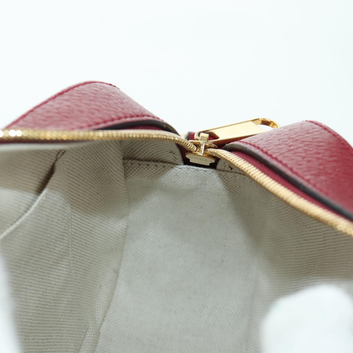 GUCCI Micro GG Supreme Fujiko-Pro Web Sherry Bag PVC Beige 574886 Auth 173369SM