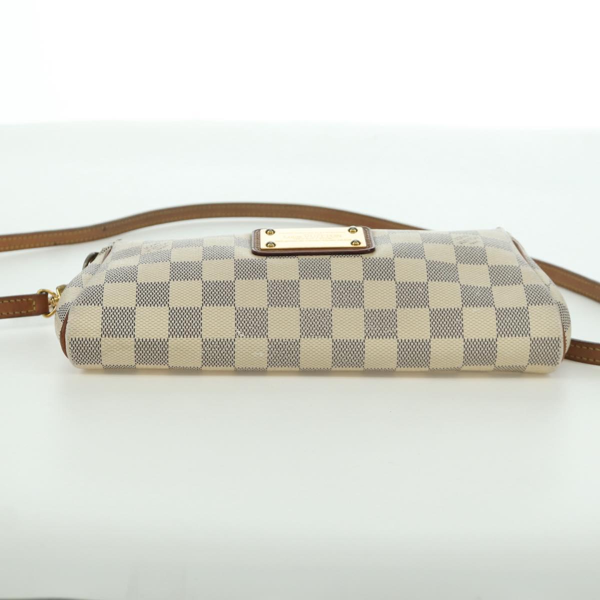 LOUIS VUITTON Damier Azur Eva Shoulder Bag 2way N55214 LV Auth 173374A
