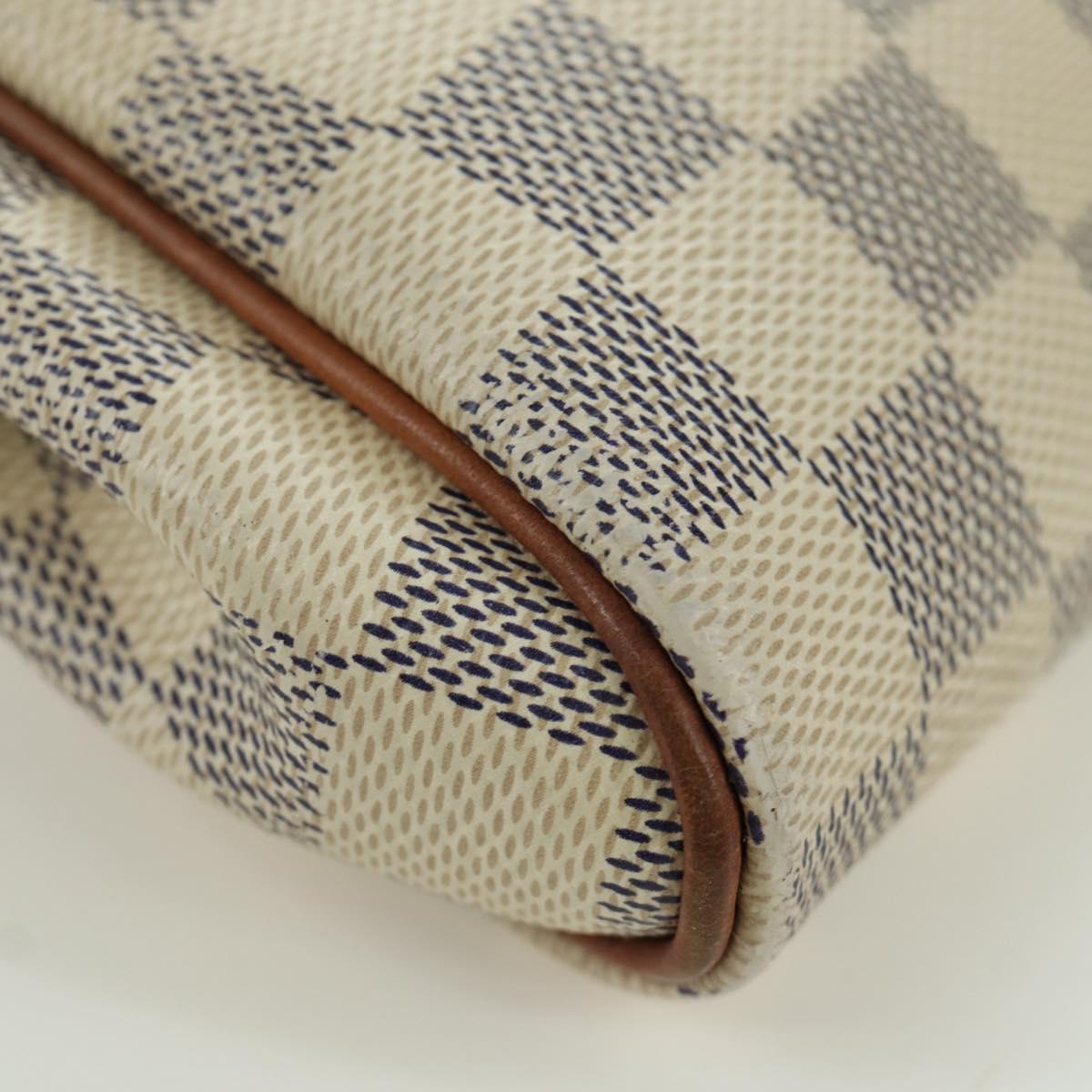 LOUIS VUITTON Damier Azur Eva Shoulder Bag 2way N55214 LV Auth 173374A