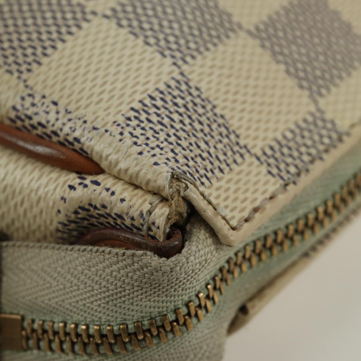 LOUIS VUITTON Damier Azur Eva Shoulder Bag 2way N55214 LV Auth 173374A