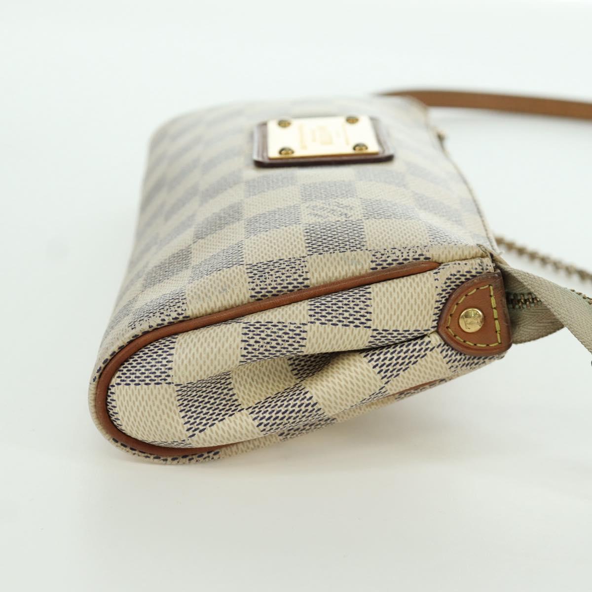 LOUIS VUITTON Damier Azur Eva Shoulder Bag 2way N55214 LV Auth 173374A