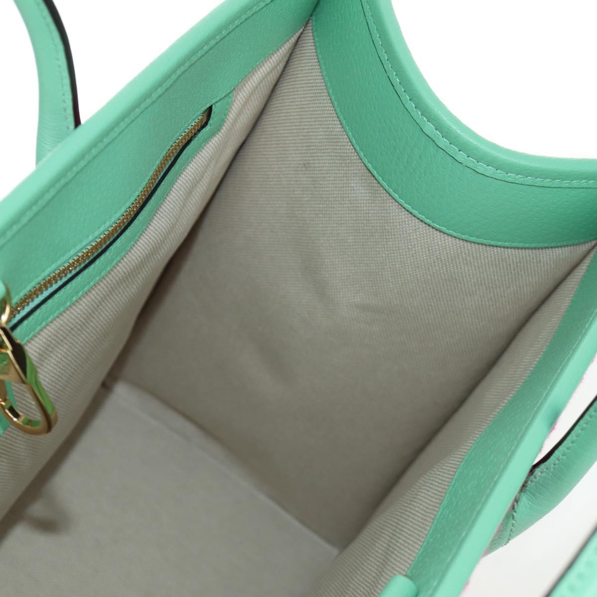 GUCCI Resort Collection Capri Bag Knitted Fabrics 2way 663709 Auth 173375SAM