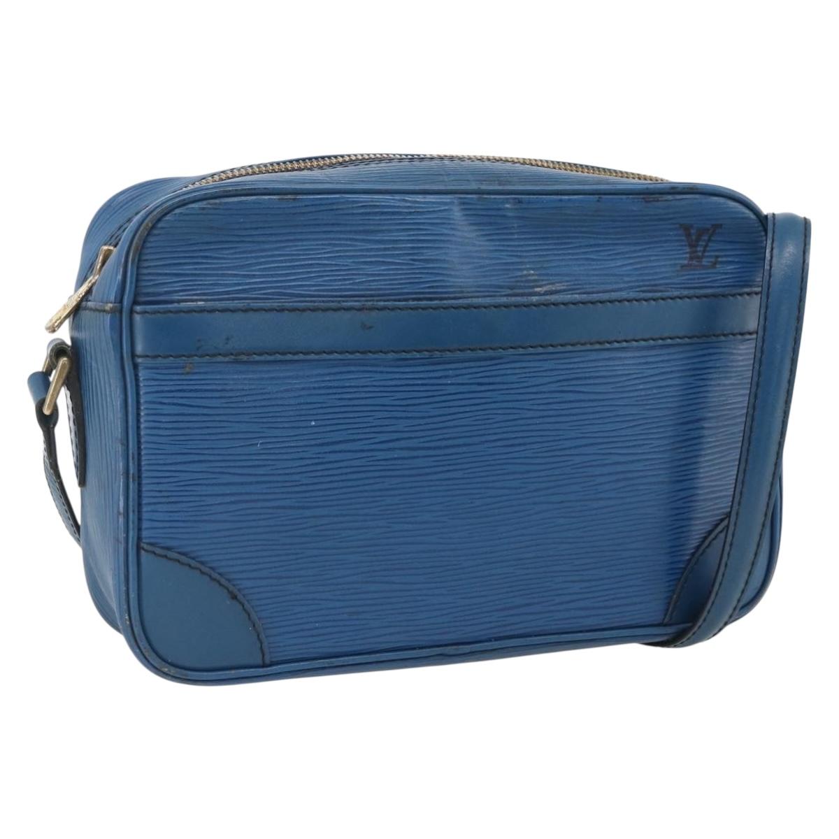 LOUIS VUITTON Epi Trocadero 23 Shoulder Bag Blue M52305 LV Auth 173383