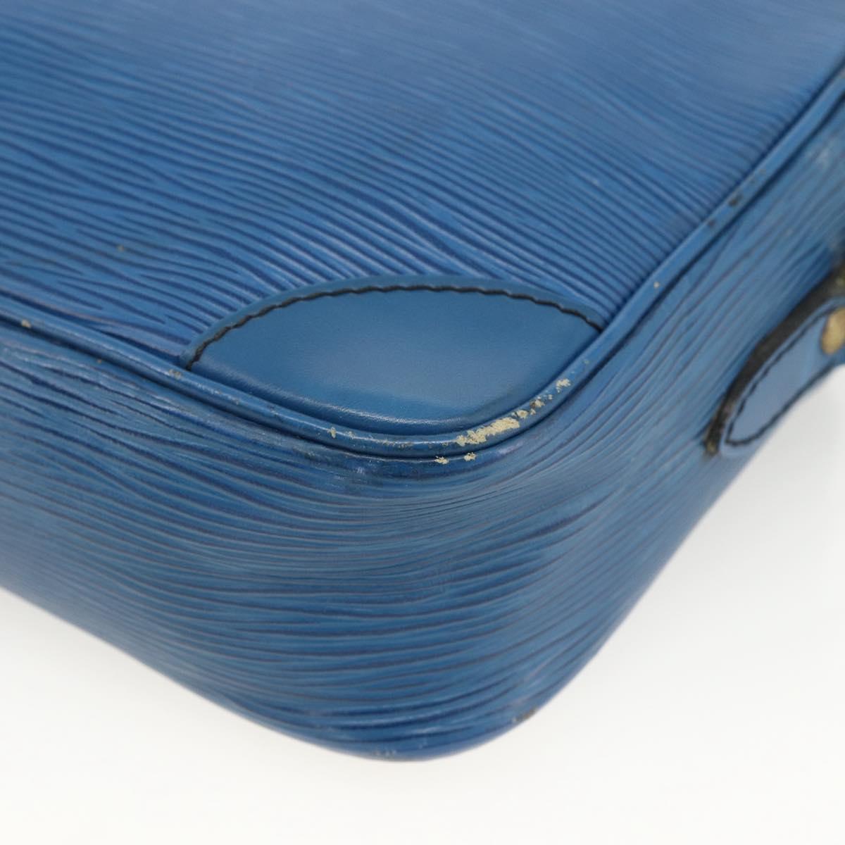 LOUIS VUITTON Epi Trocadero 23 Shoulder Bag Blue M52305 LV Auth 173383