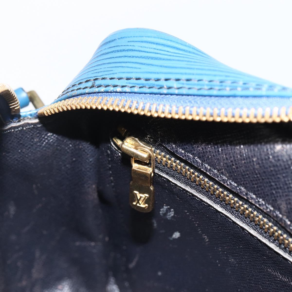 LOUIS VUITTON Epi Trocadero 23 Shoulder Bag Blue M52305 LV Auth 173383