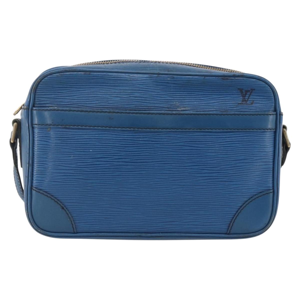 LOUIS VUITTON Epi Trocadero 23 Shoulder Bag Blue M52305 LV Auth 173383