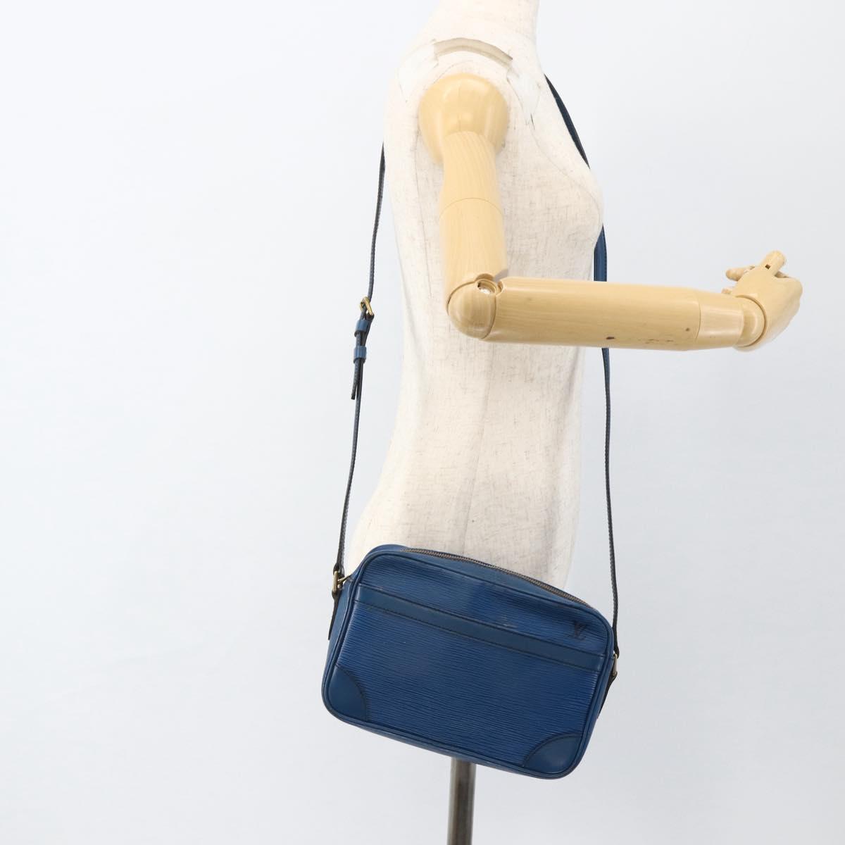 LOUIS VUITTON Epi Trocadero 23 Shoulder Bag Blue M52305 LV Auth 173383