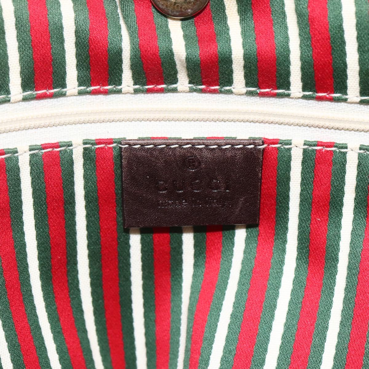 GUCCI GG Canvas Abbey Tote Bag Beige Gold 169946 Auth 173390