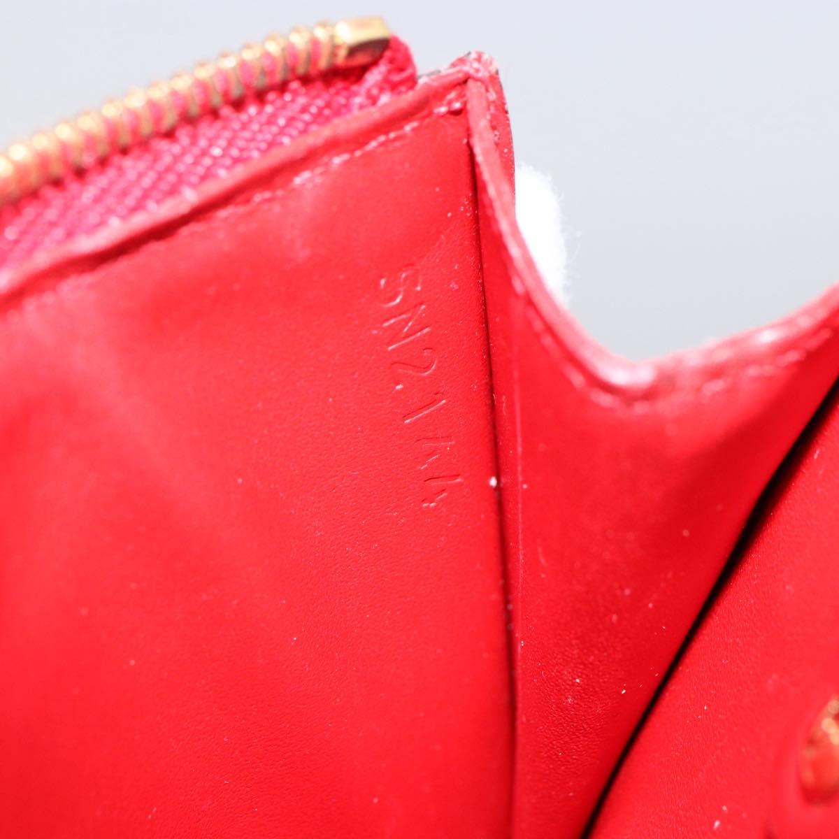 LOUIS VUITTON Vernis Pochette Cles NM Coin Purse Slys M90214 LV Auth 173412