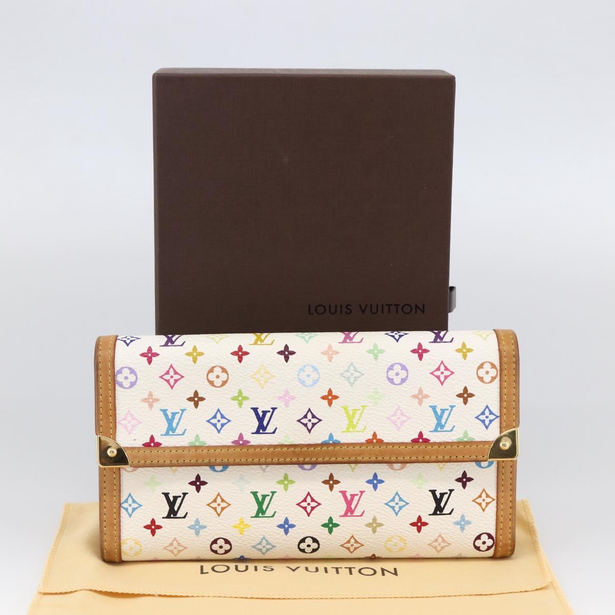 LOUIS VUITTON Multicolor Porte Tresor International Wallet M92659 Auth 173419