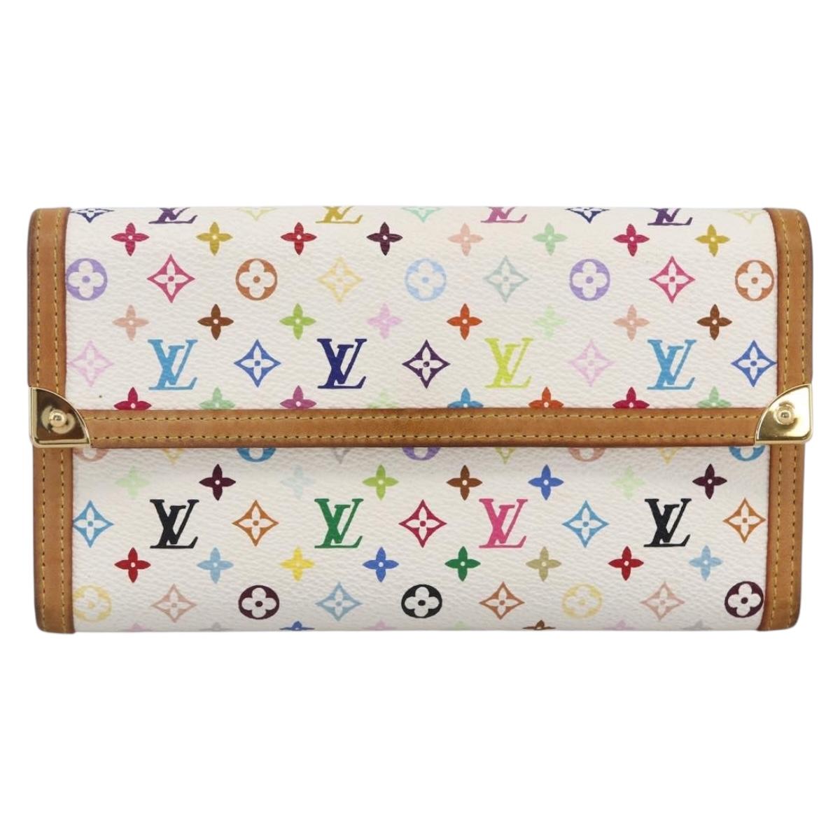 LOUIS VUITTON Multicolor Porte Tresor International Wallet M92659 Auth 173419