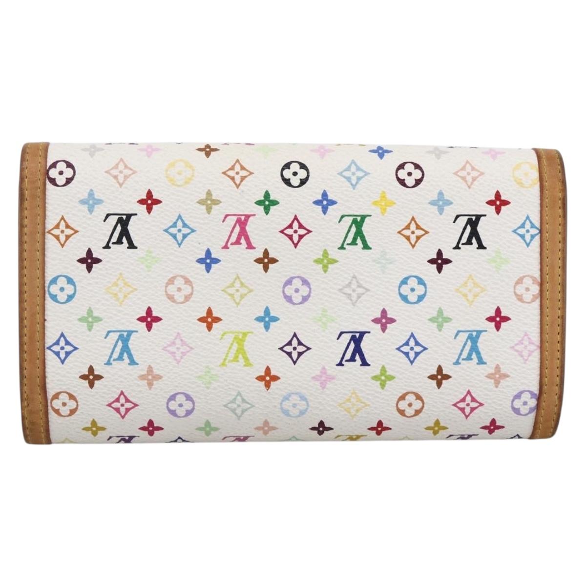 LOUIS VUITTON Multicolor Porte Tresor International Wallet M92659 Auth 173419