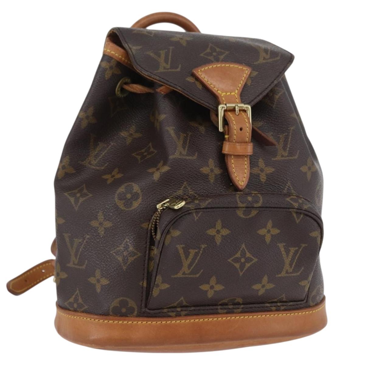 LOUIS VUITTON Monogram Montsouris PM Backpack M51137 LV Auth 173426