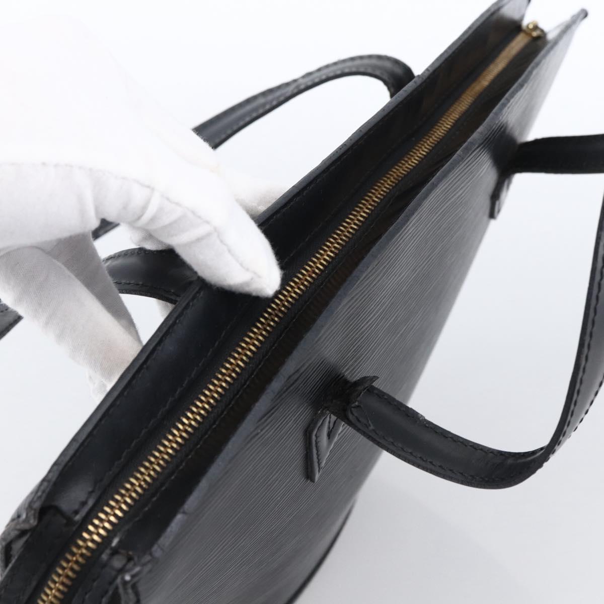 LOUIS VUITTON Epi Saint Jacques Shopping Bag Black M52272 LV Auth 173429