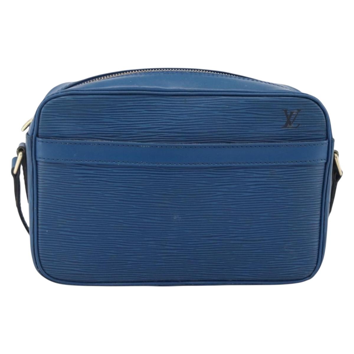 LOUIS VUITTON Epi Trocadero 23 Shoulder Bag Blue M52305 LV Auth 173431