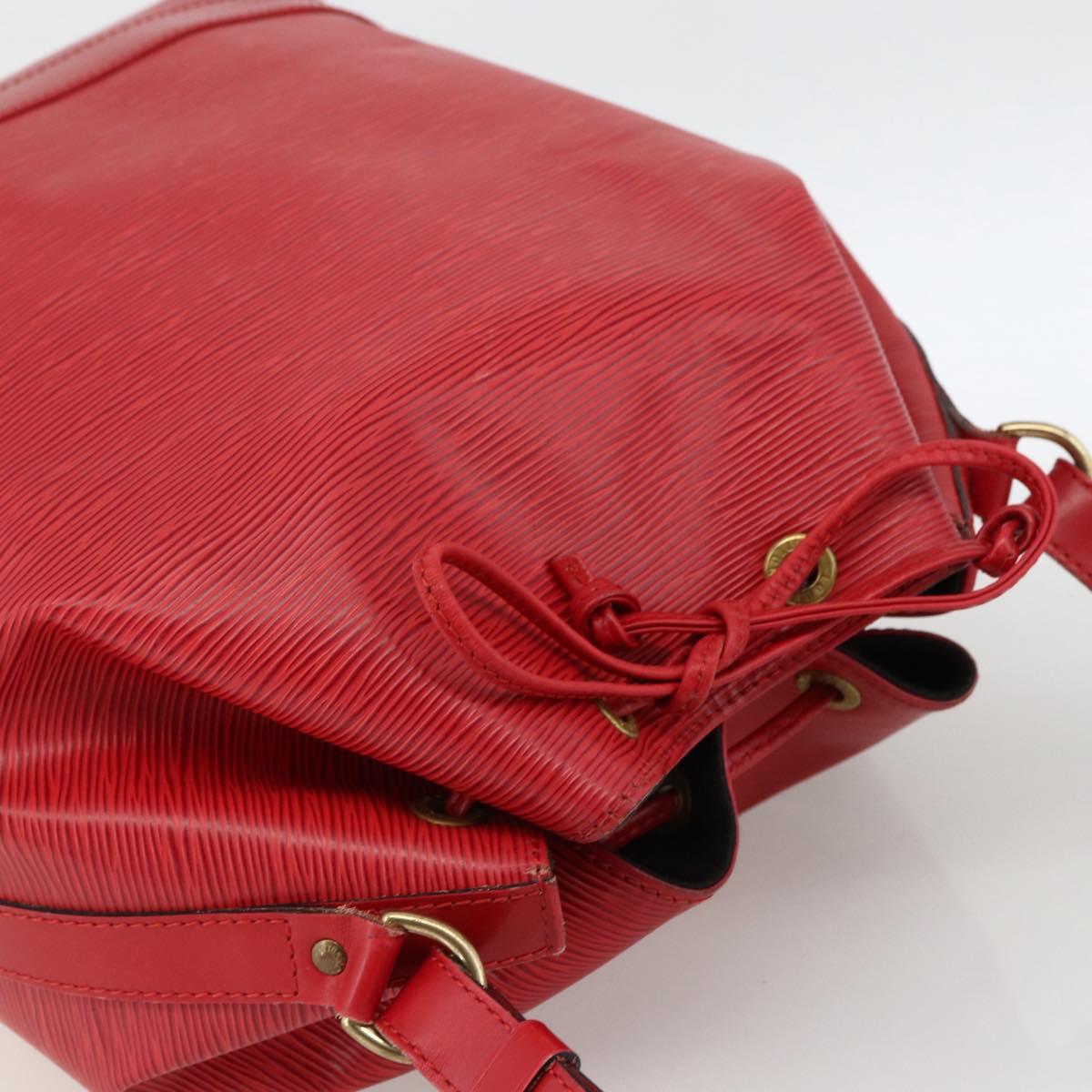LOUIS VUITTON Epi Noe Shoulder Bag Red M44007 LV Auth 173443