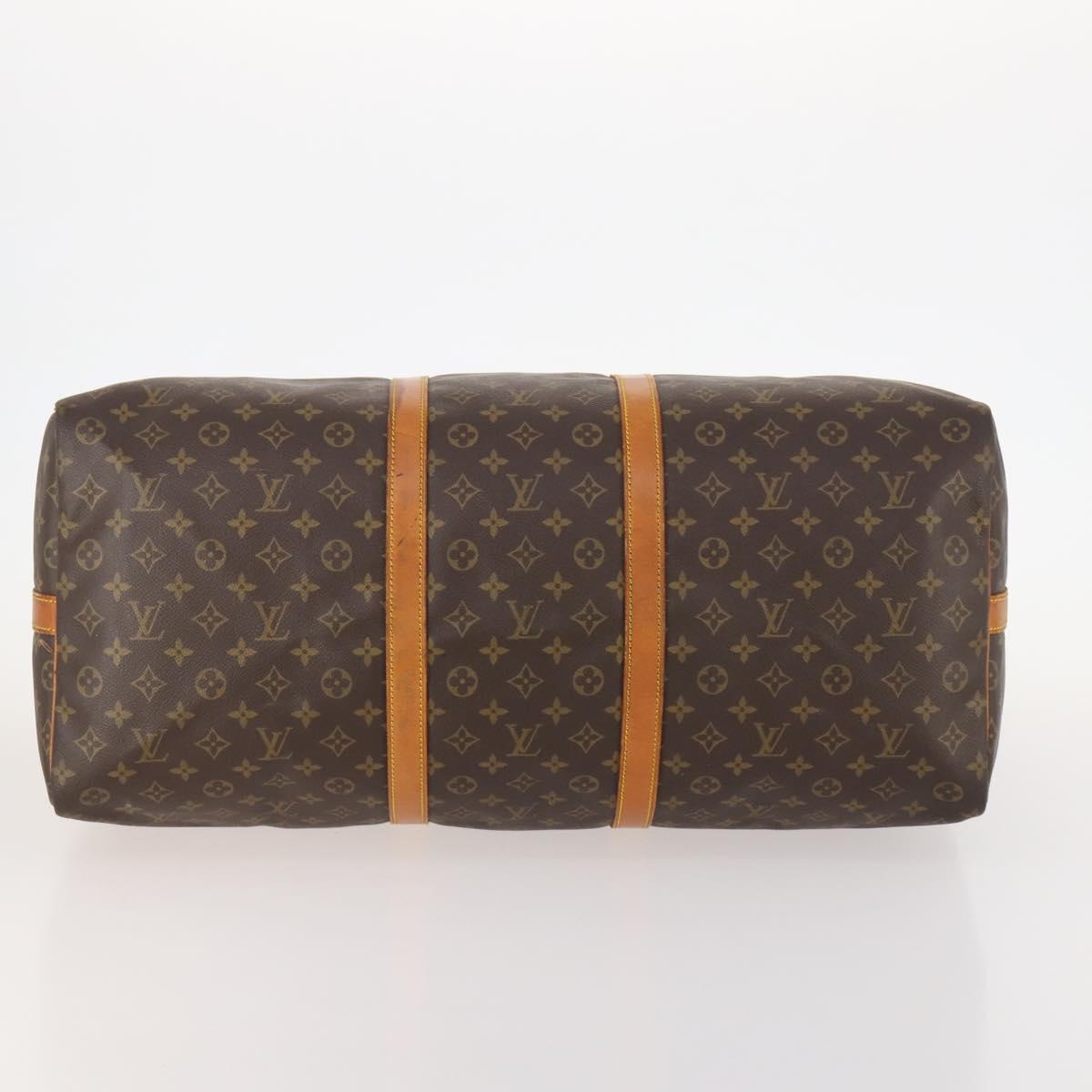 LOUIS VUITTON Monogram Keepall Bandouliere 60 Boston Bag M41412 LV Auth 173451