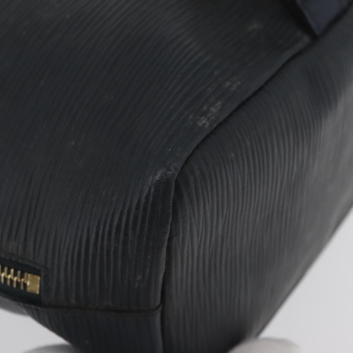 FENDI Backpack Leather Charcoal gray Auth 173517