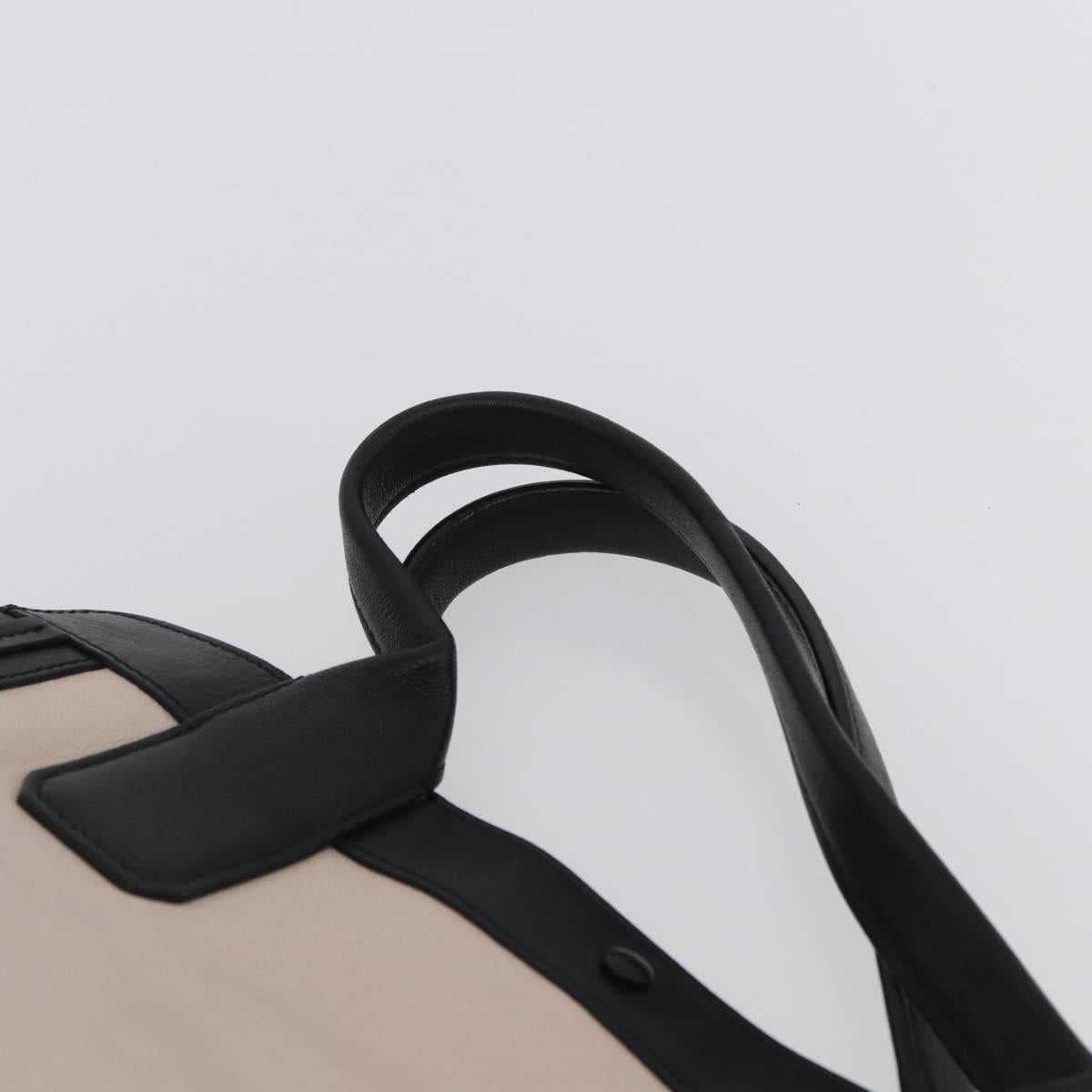 Chloe Alison Hand Bag Leather Pink Black gold Auth 173523