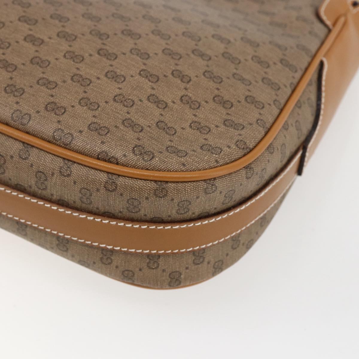 GUCCI Micro GG Supreme Shoulder Bag PVC Beige Gold 001 101 4425 Auth 173547