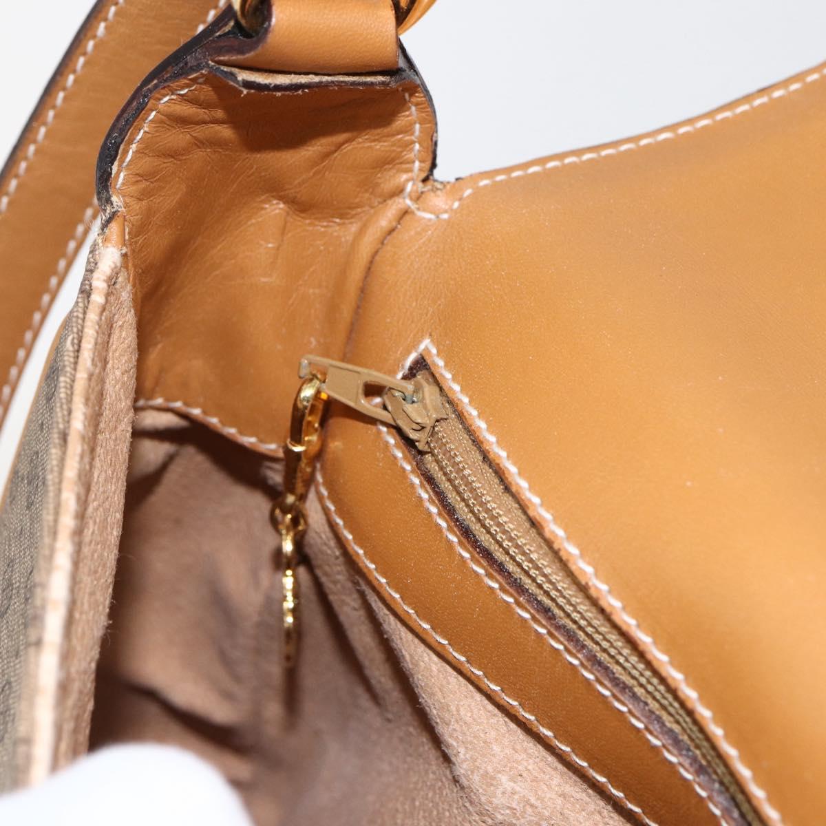 GUCCI Micro GG Supreme Shoulder Bag PVC Beige Gold 001 101 4425 Auth 173547