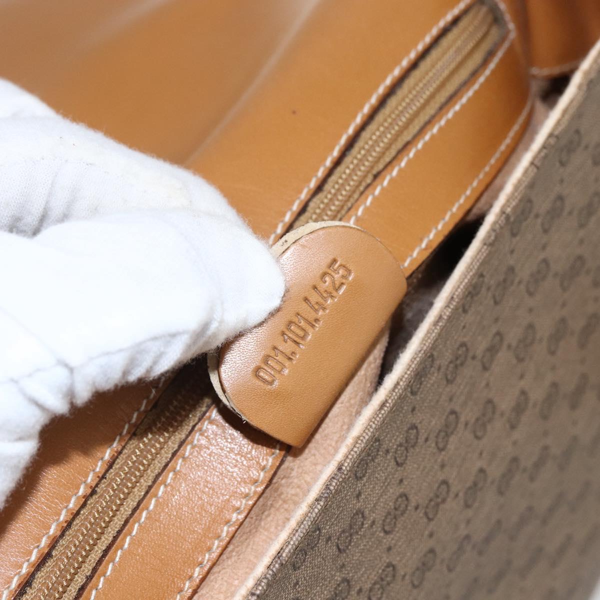 GUCCI Micro GG Supreme Shoulder Bag PVC Beige Gold 001 101 4425 Auth 173547