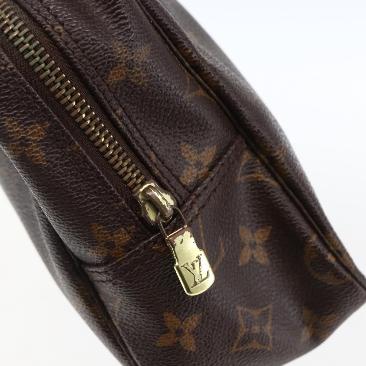 LOUIS VUITTON Monogram Trousse Toilette 28 Clutch Bag M47522 LV Auth 173567