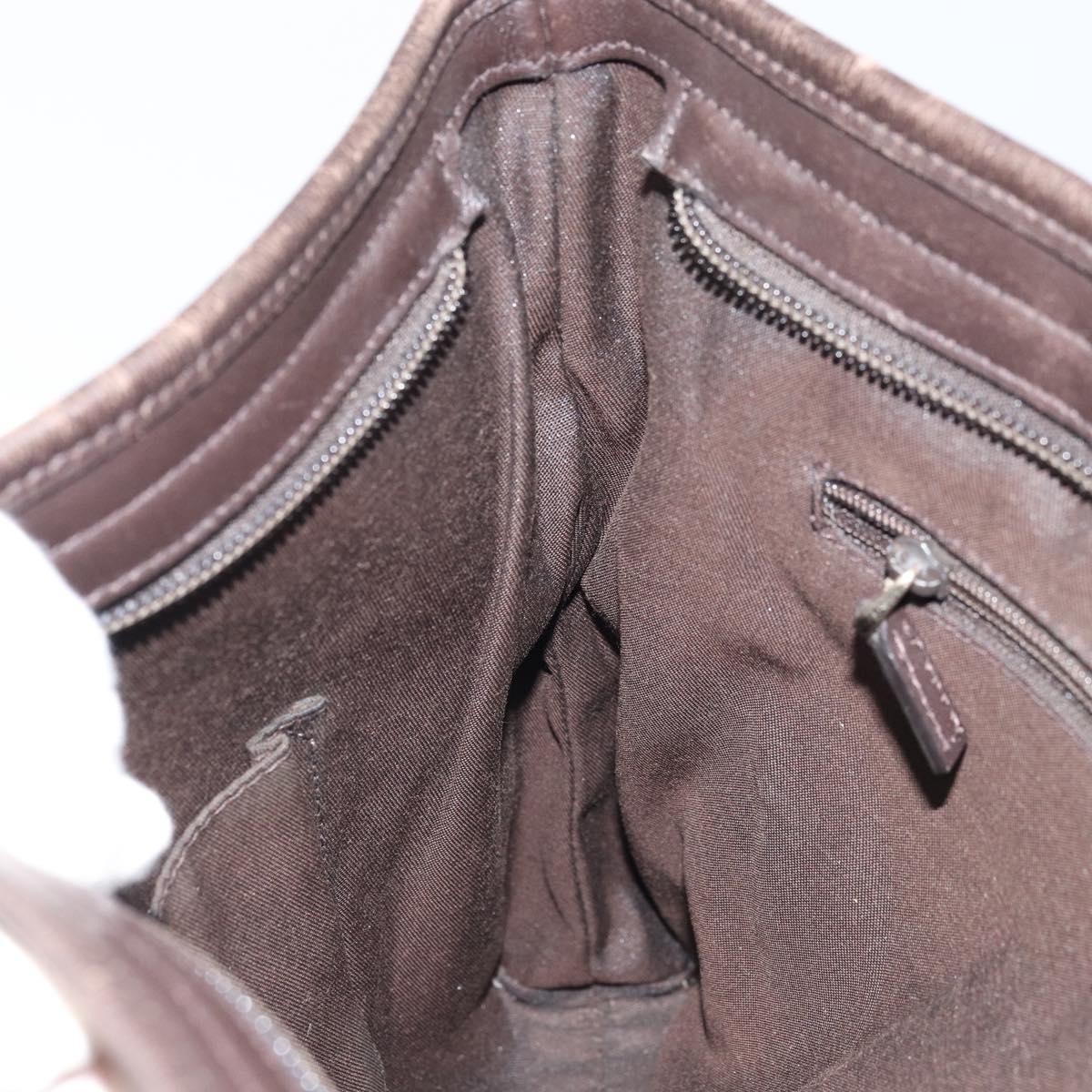 GUCCI GG Supreme Shoulder Bag PVC Beige Gold 388924 Auth 173571