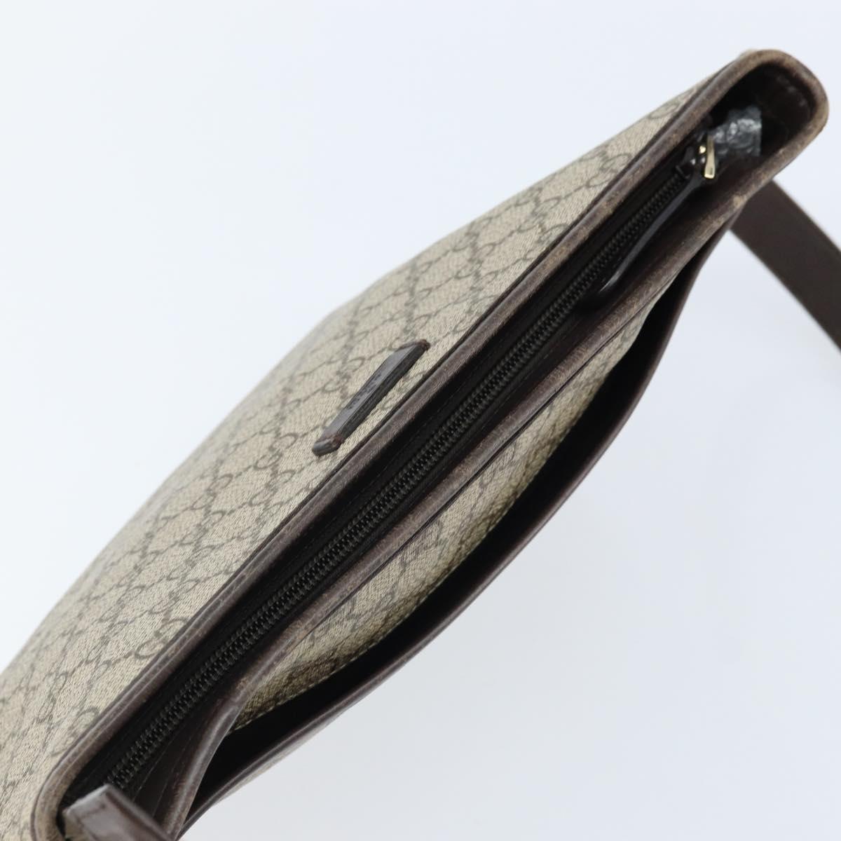 GUCCI GG Supreme Shoulder Bag PVC Beige Gold 388924 Auth 173571