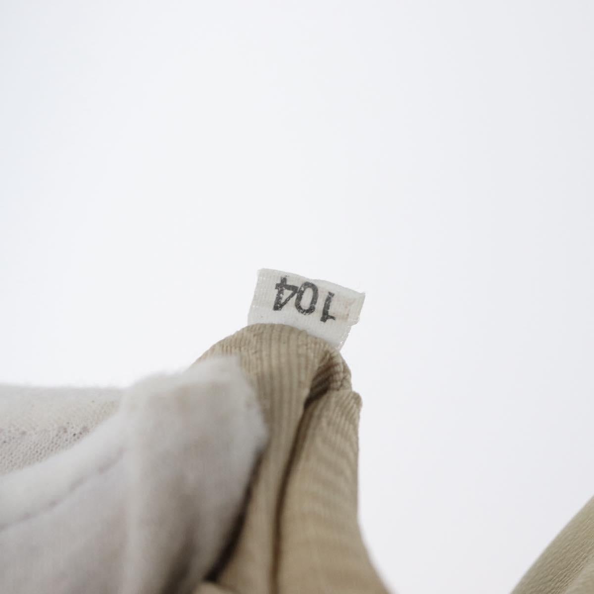 PRADA Shoulder Bag Leather plastic Ivory Clear Auth 173573