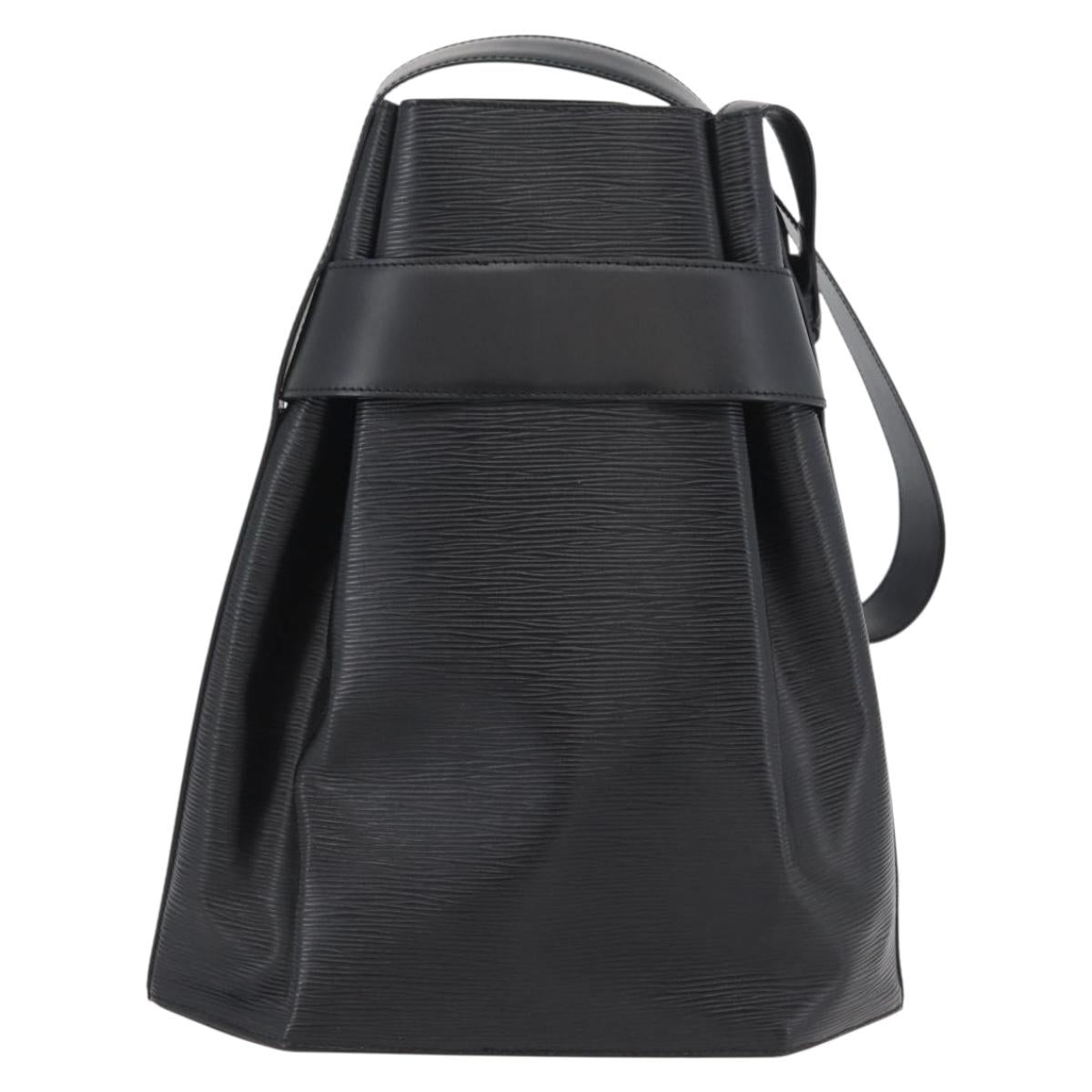 LOUIS VUITTON Epi Sac Depaule GM Shoulder Bag Black M80155 LV Auth 173587