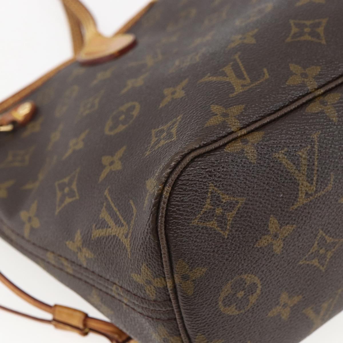 LOUIS VUITTON Monogram Neverfull PM Tote Bag M40155 LV Auth 173588A