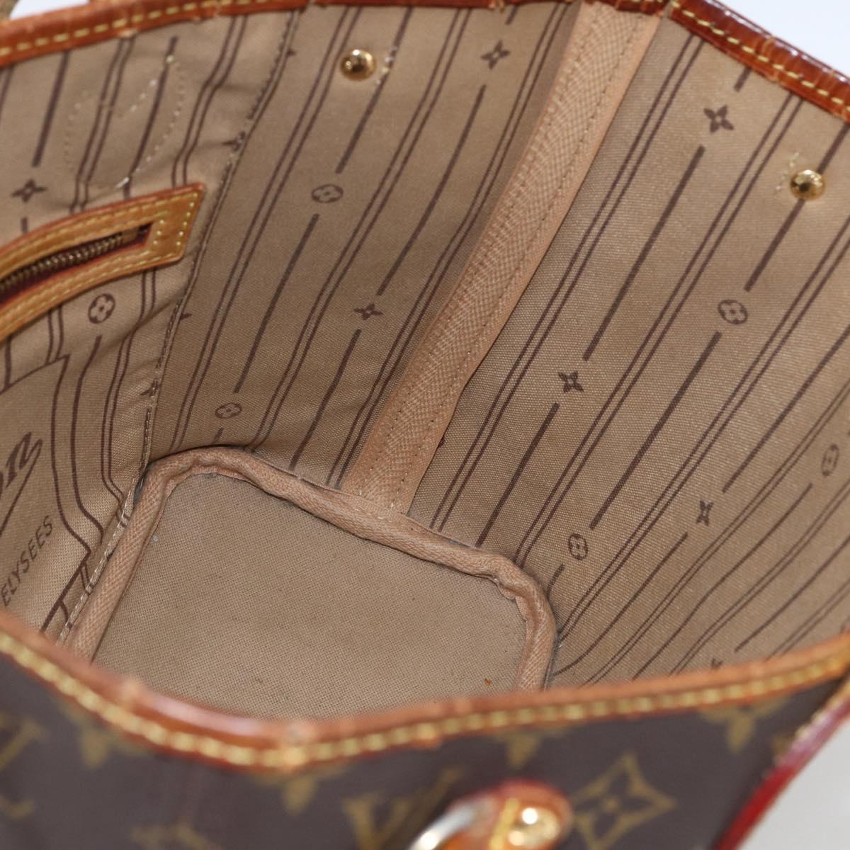 LOUIS VUITTON Monogram Neverfull PM Tote Bag M40155 LV Auth 173588A