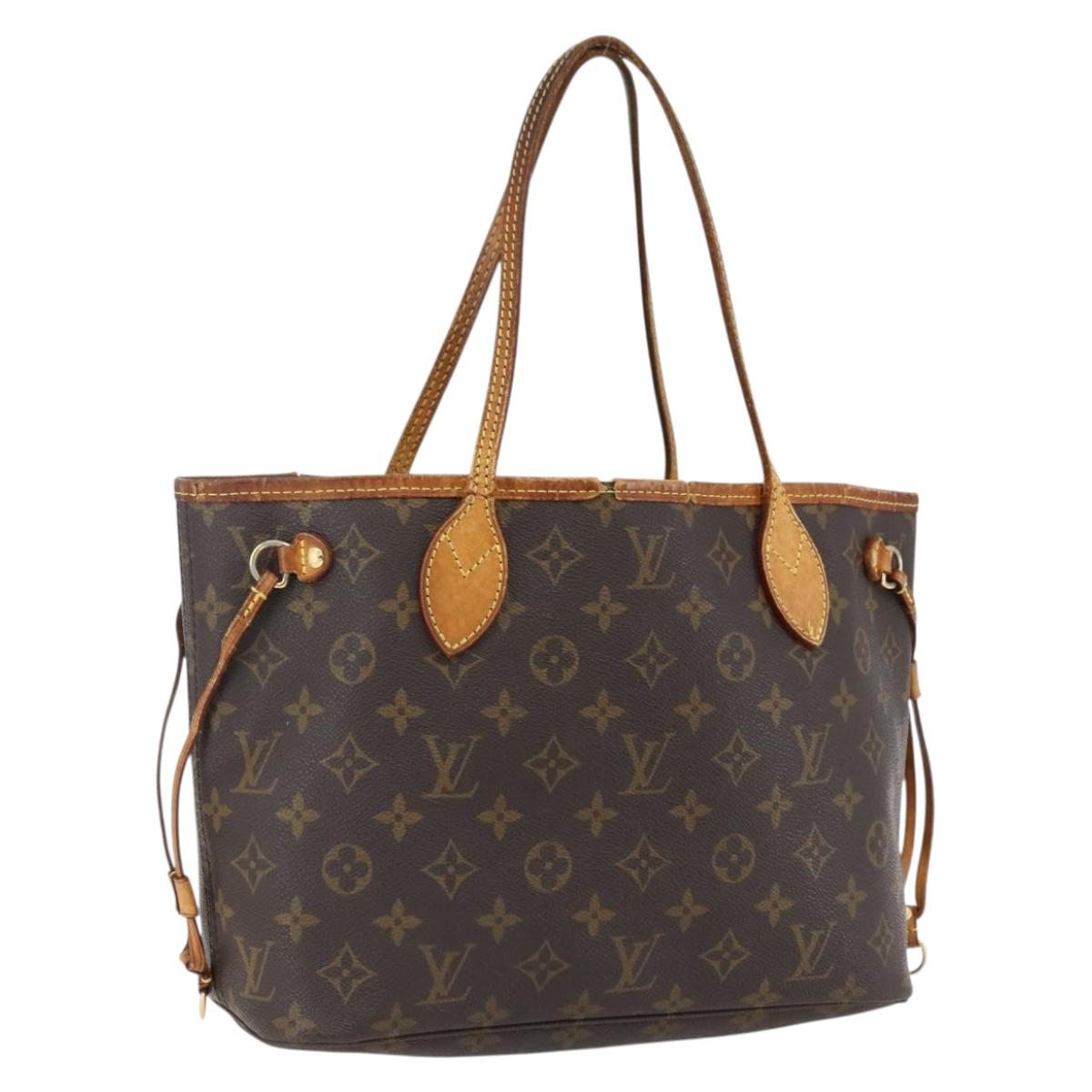 LOUIS VUITTON Monogram Neverfull PM Tote Bag M40155 LV Auth 173588A