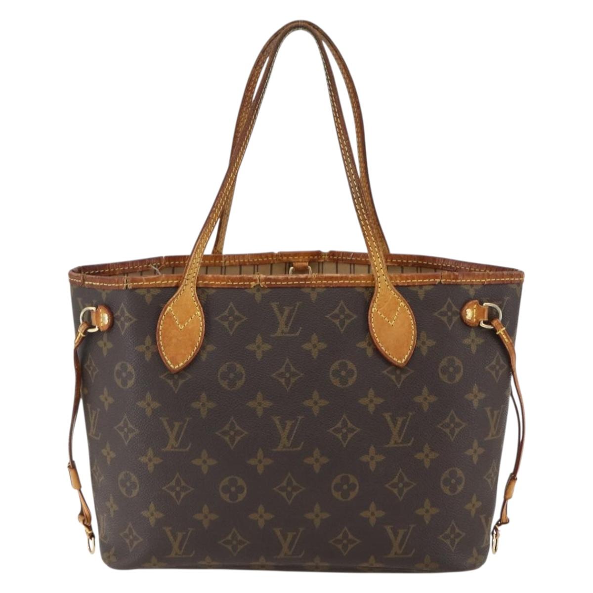LOUIS VUITTON Monogram Neverfull PM Tote Bag M40155 LV Auth 173588A