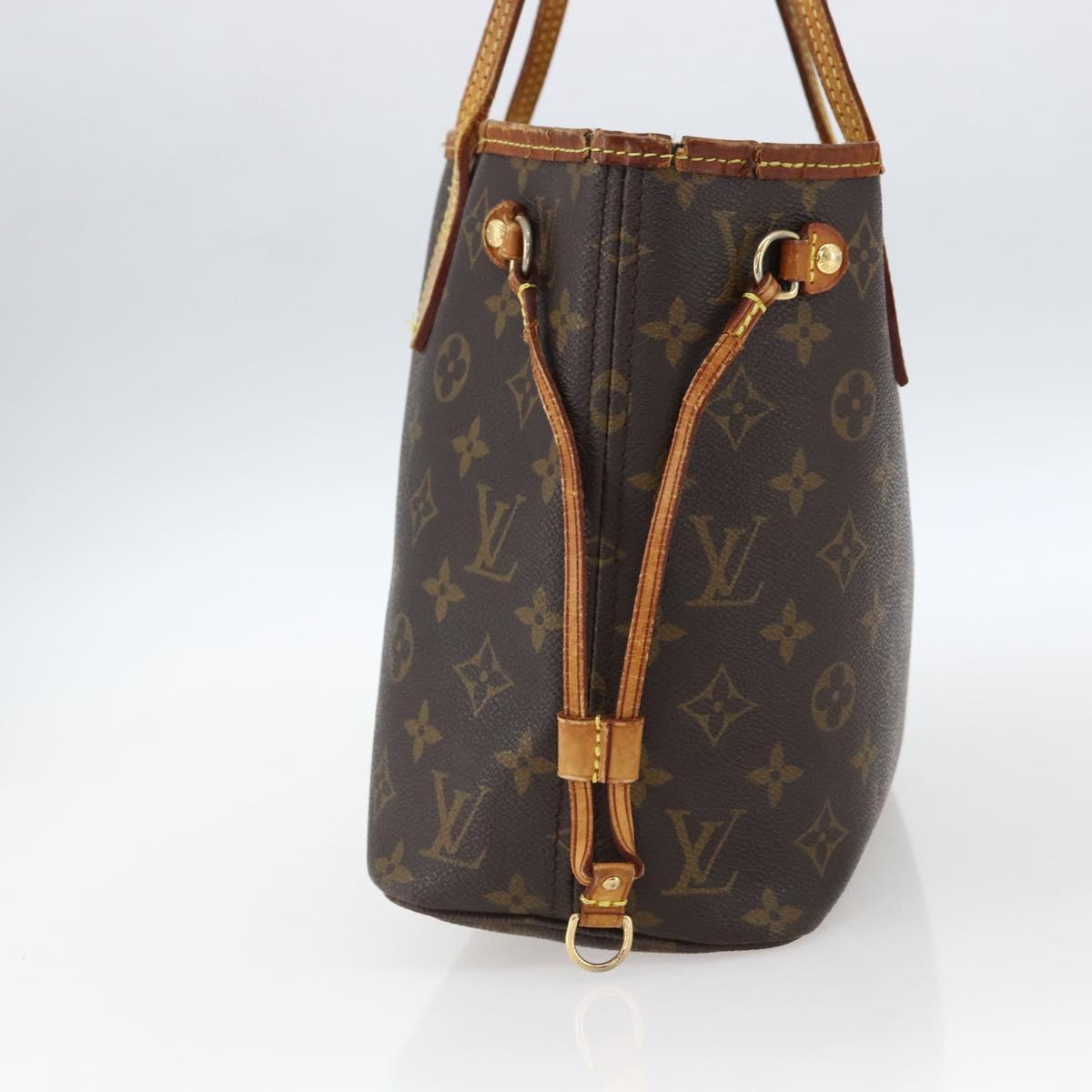 LOUIS VUITTON Monogram Neverfull PM Tote Bag M40155 LV Auth 173588A